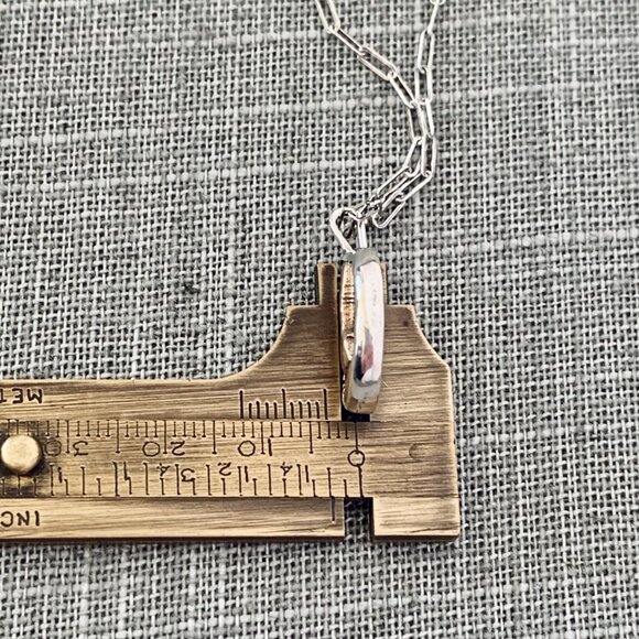 EARTH Zodiac Element Sign Symbol Bronze Coin Charm 925 Sterling Silver Necklace - Picture 13 of 14